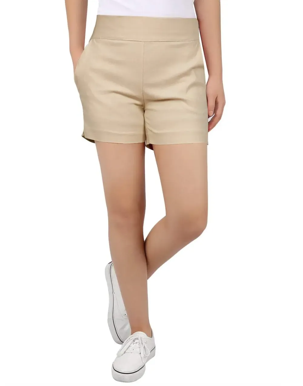 🔥Women's High Waisted Chino Shorts