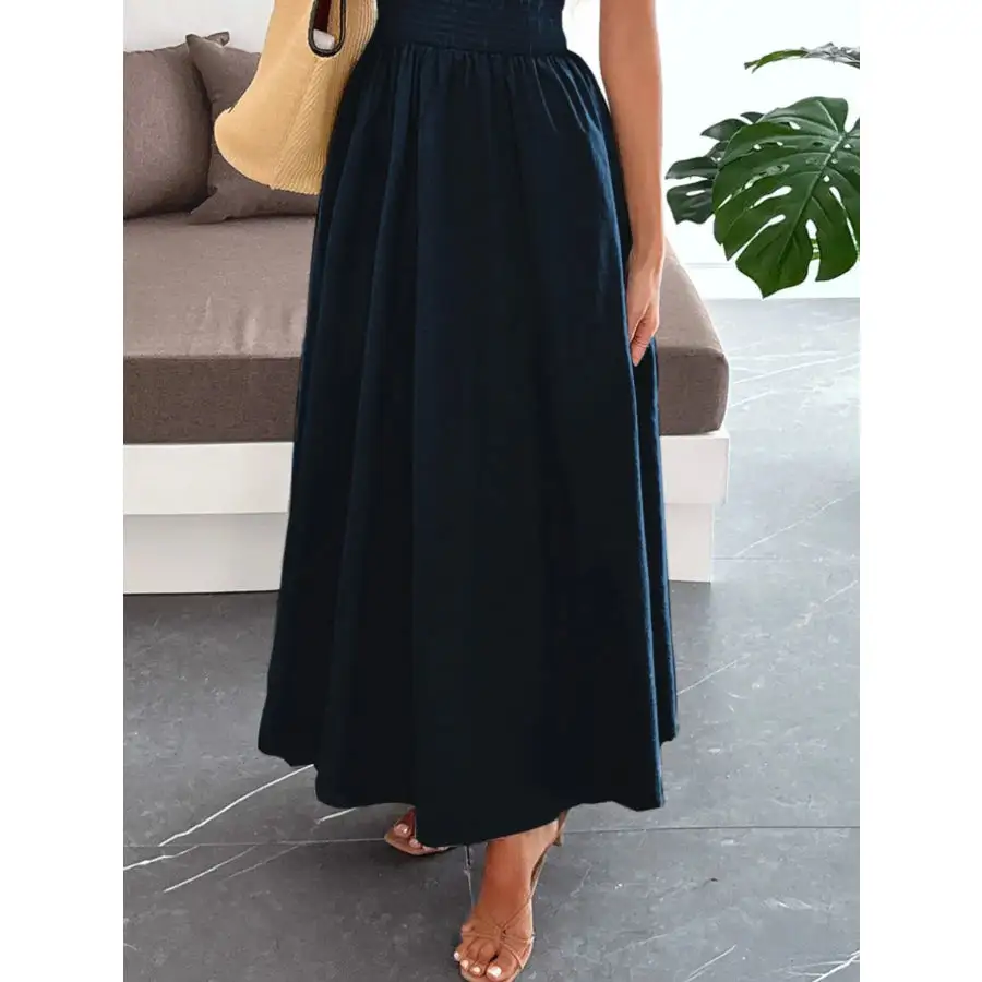 Smocked Tube Maxi Dress
