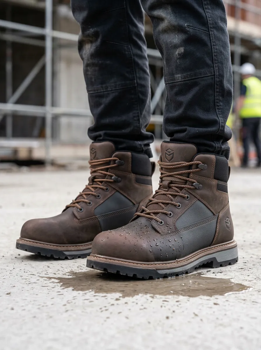 Essential Construction Profile Men' Waterproof Work Boots