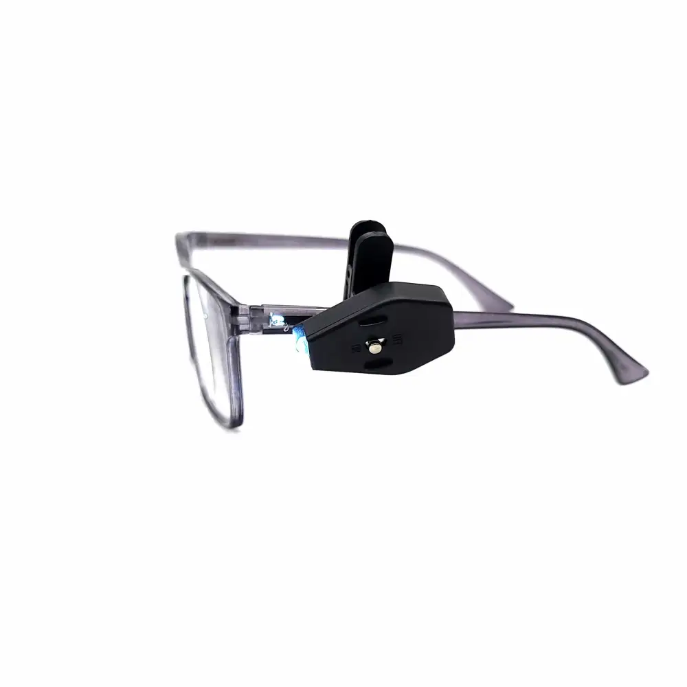 Clip-On Glasses Reading Light