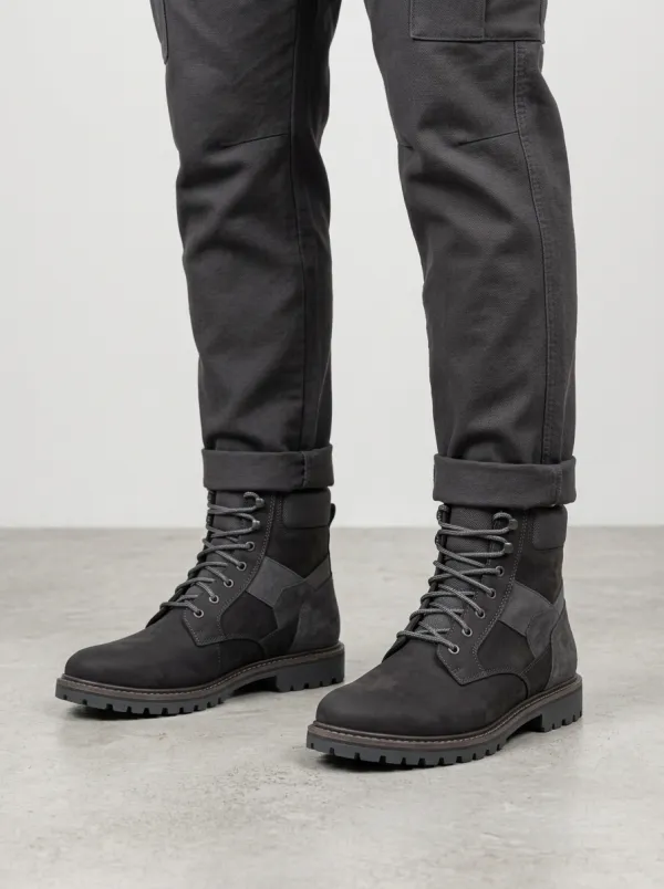 Unisex Everyday Outdoor Tactical Suede Print Work Boots