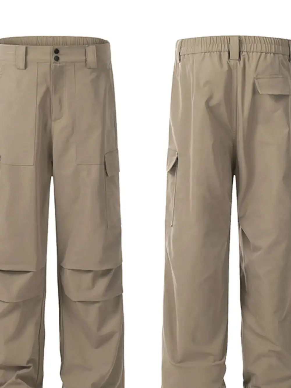 Straight Cargo Pants With Multi-Pocket