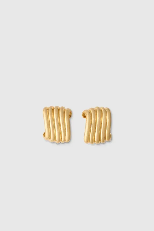 Gold Stud Earrings