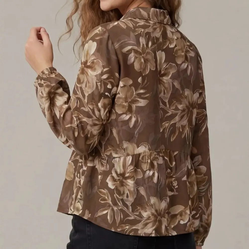 Printed Long Sleeve Top