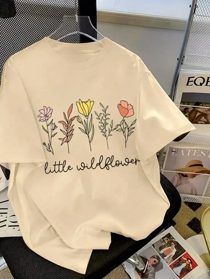 Wildflower Graphic Cotton Tee
