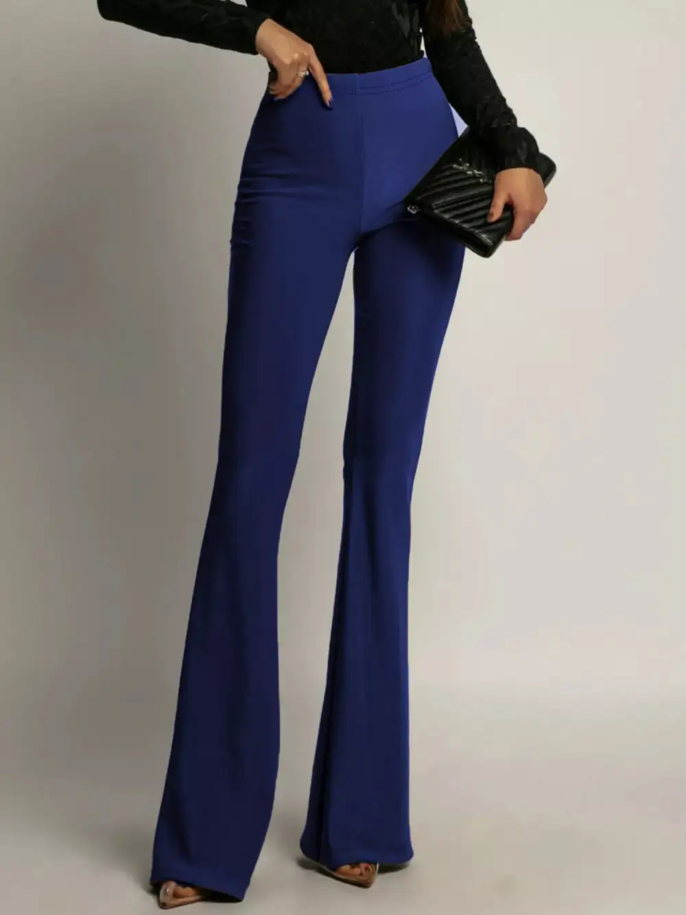 High Waisted Flared Pants