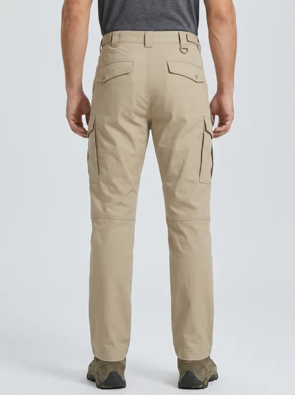 Classic Layered-Detail Men's Multi-Pocket Waterproof Tactical Cargo Pants