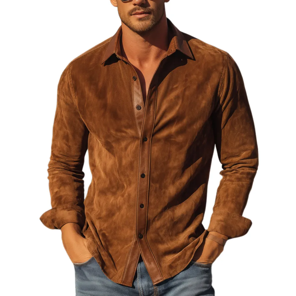 Field Pocket Suede Shirt