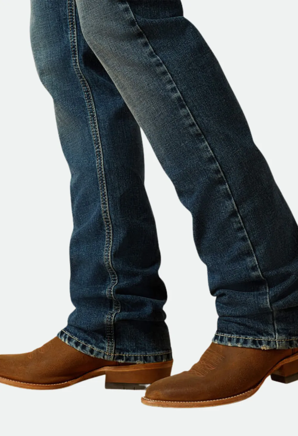 Men's Structured Straight Leg Slim Jeans