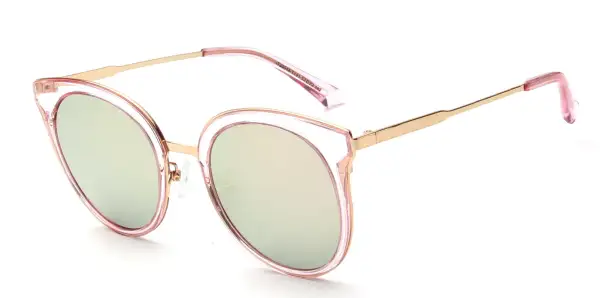 Polarized Round Cat-Eye Everyday Edit Sunglasses