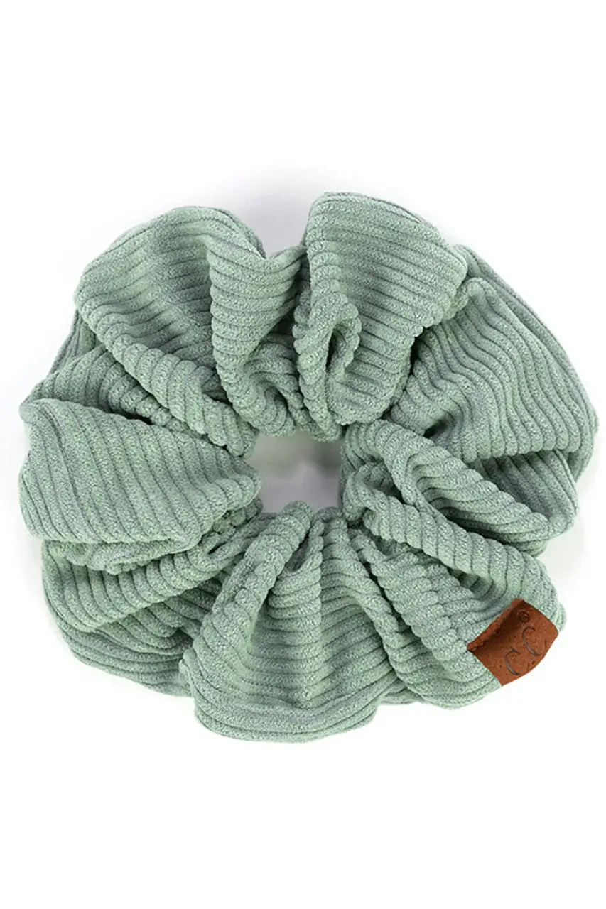 Corduroy Soft Hair Scrunchie