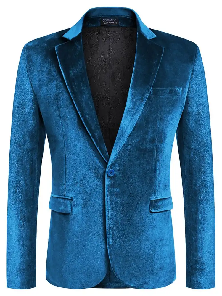 Luxury Velvet Blazer Jacket