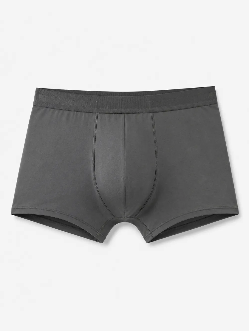 Men's Solid Charcoal Grey Minimalist Boxer Briefs