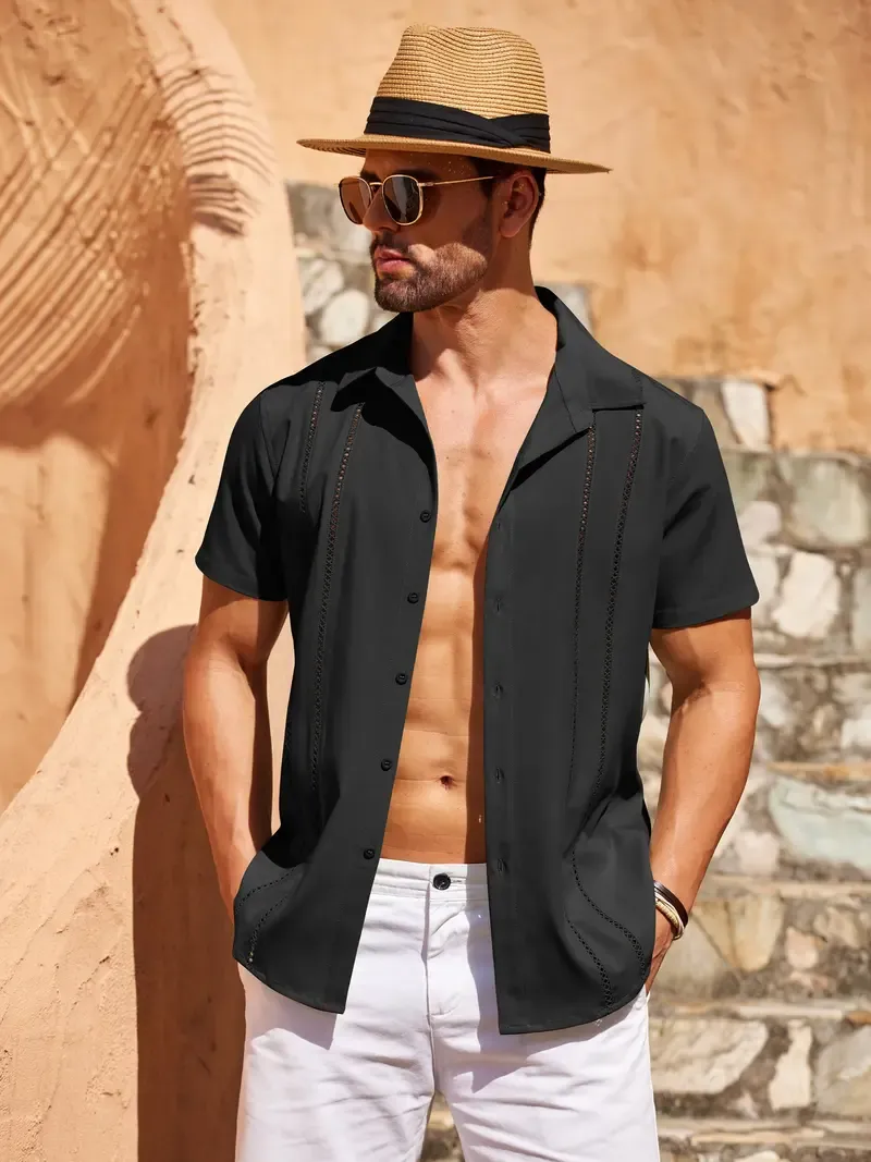 🛒 90% OFF NOW!2026 New Men'S Cuban Guillabella Shirt