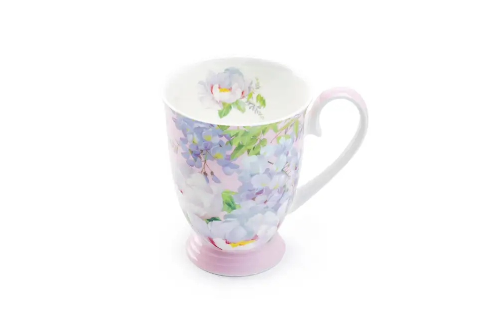Peony Garden Bone China Mug