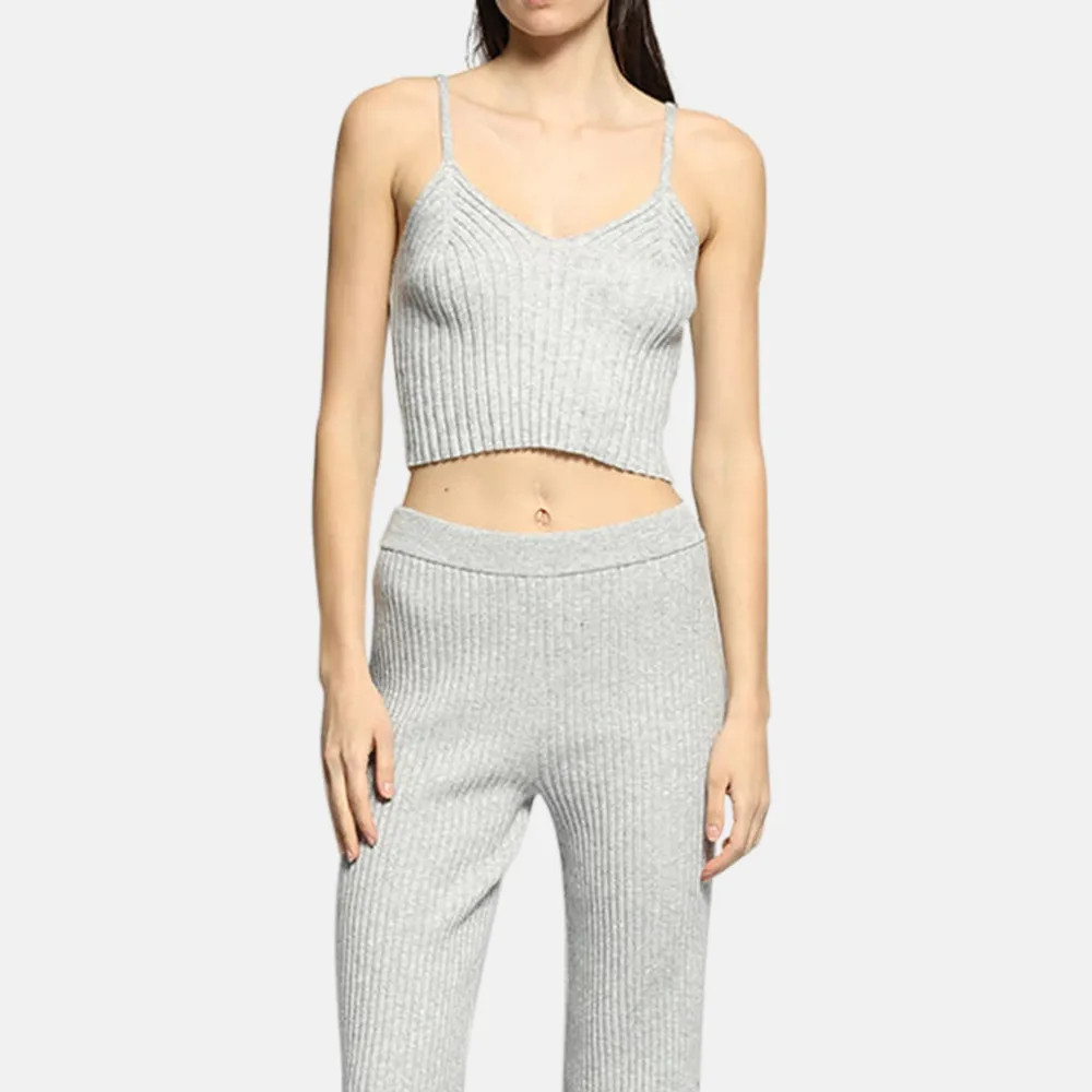 Wool Cotton Knit Tank Top