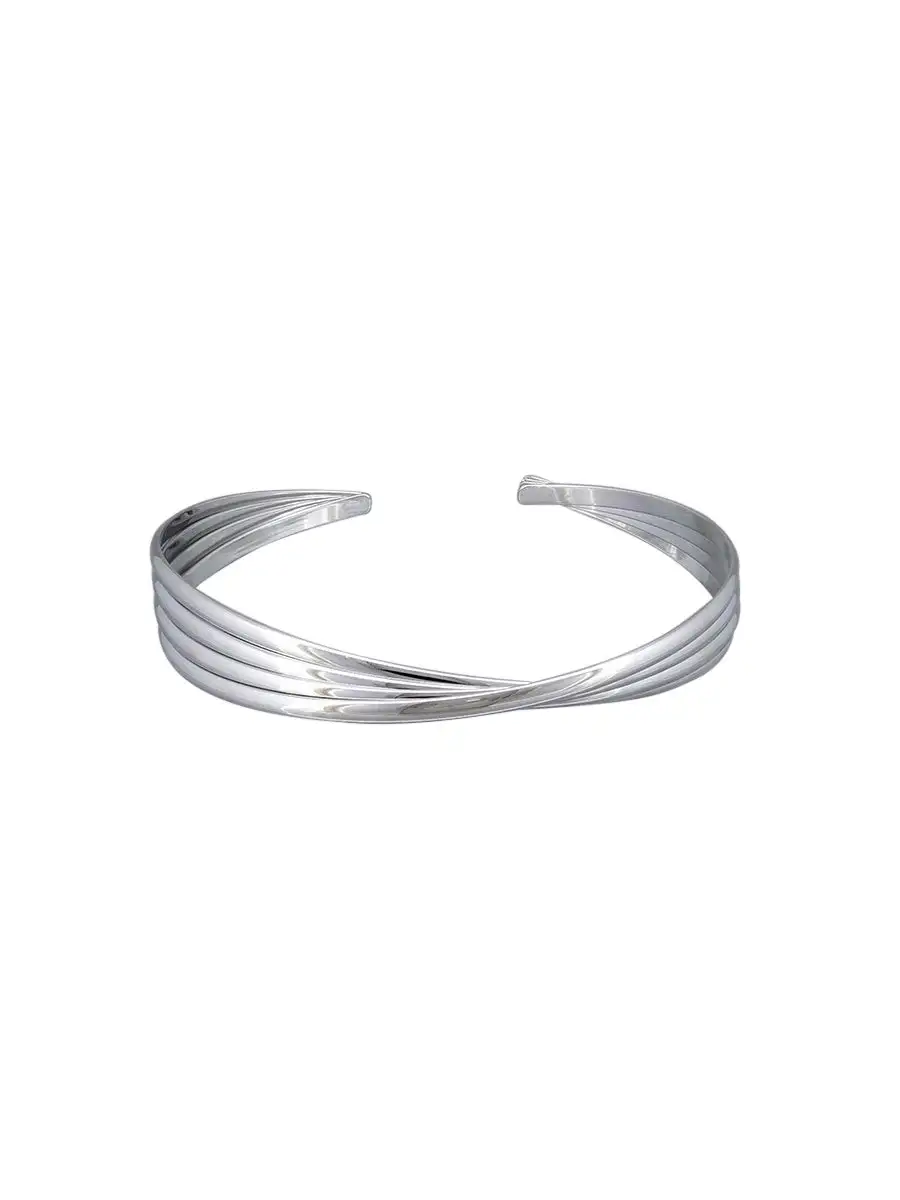 Twisted Recycled Brass Cuff Bracelet