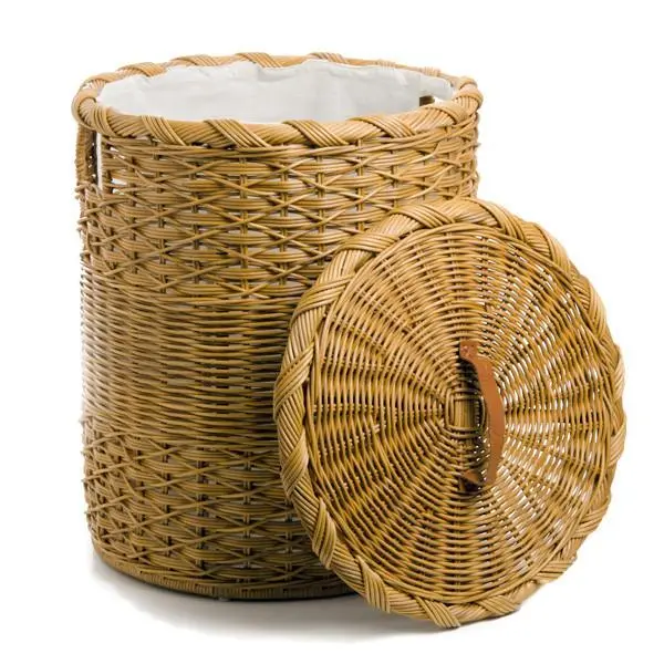 Fabric Liner For Round Wicker Laundry Hamper