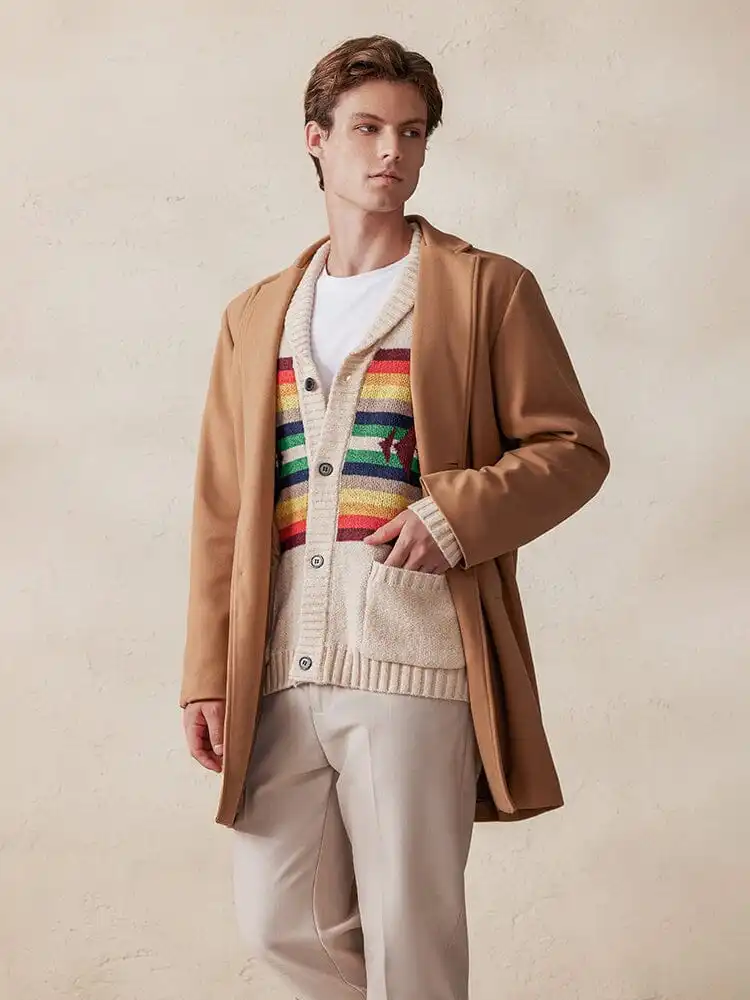 Soft Knit Double Breasted Cardigan Sweater