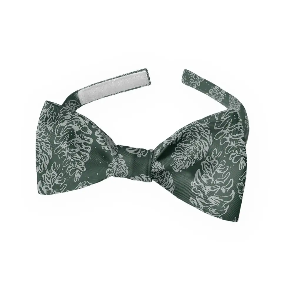 Pinecones Pattern Bow Tie