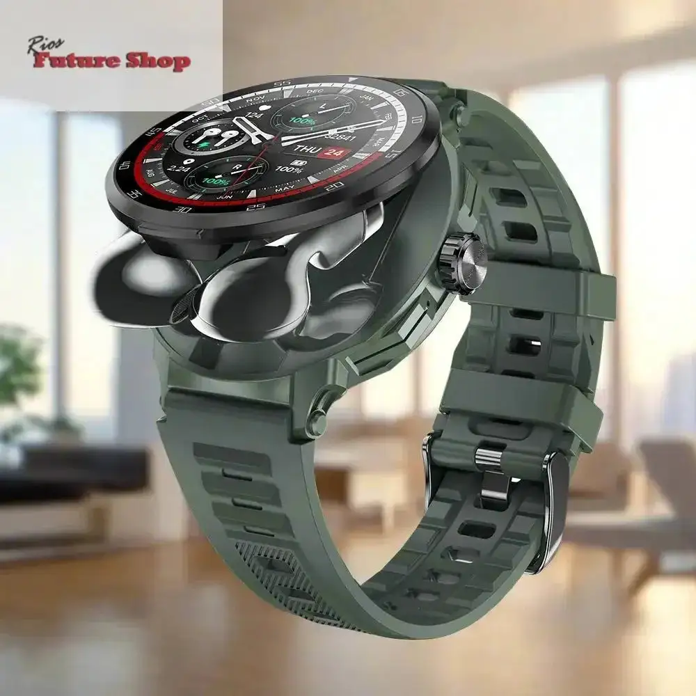 Smart Watch 2 In 1 With Earbuds