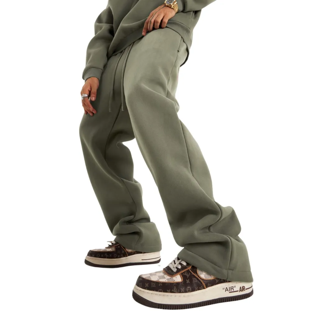 Baggy Fit Plush Lined Men's Sweatpants
