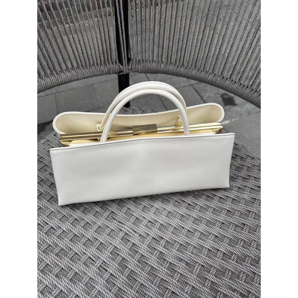 Textured Structured Saddle Bag
