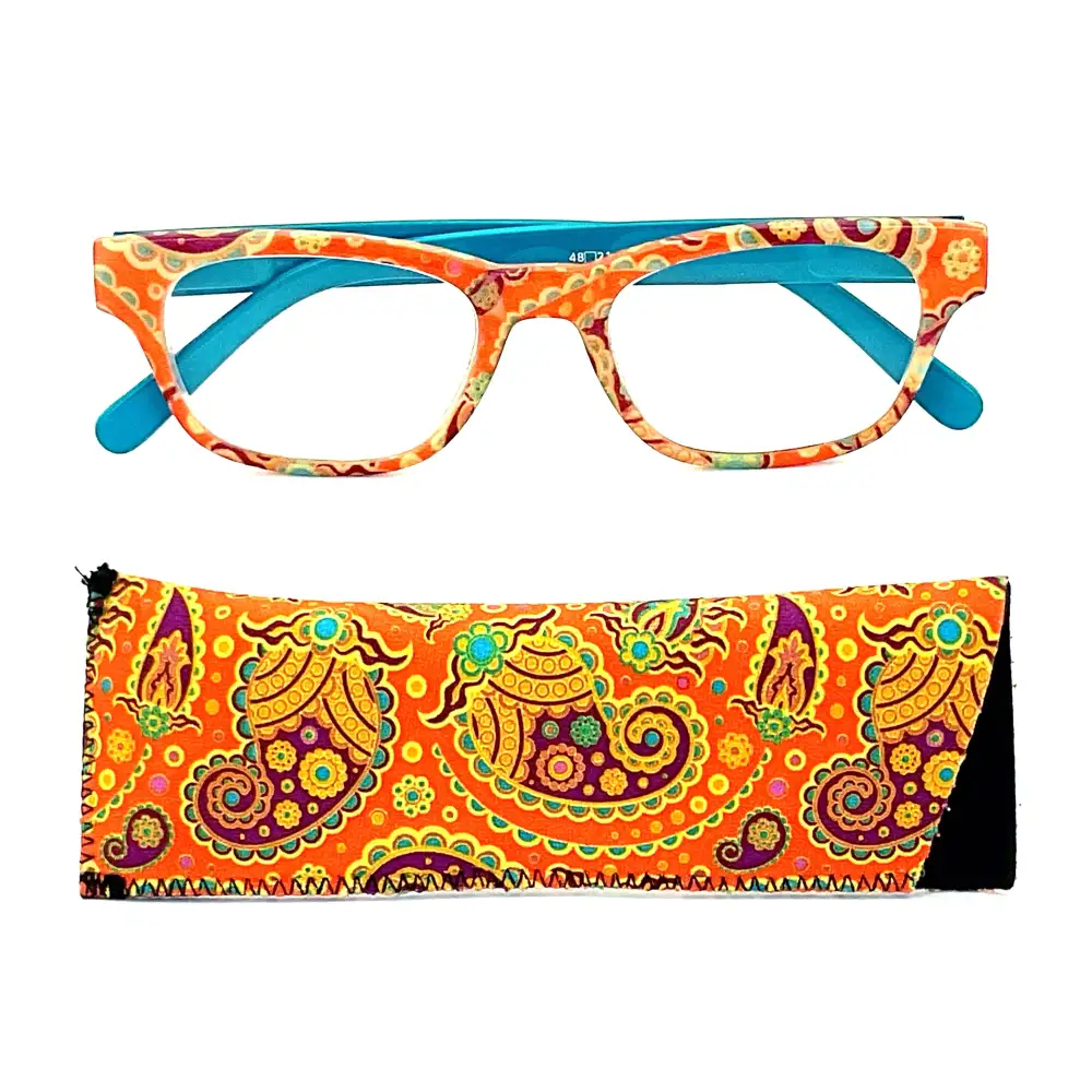 Full-Lens Case-Included Reading Glasses
