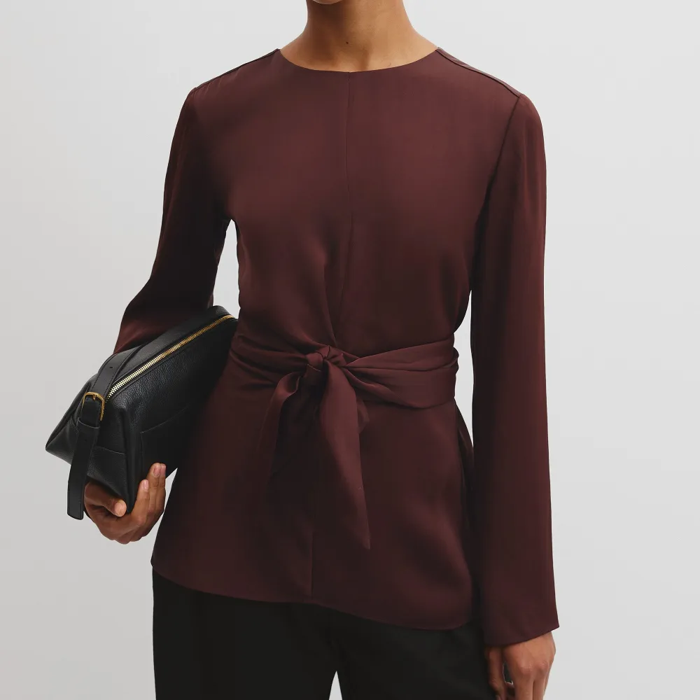 Women's Textured Long Sleeve Shirt