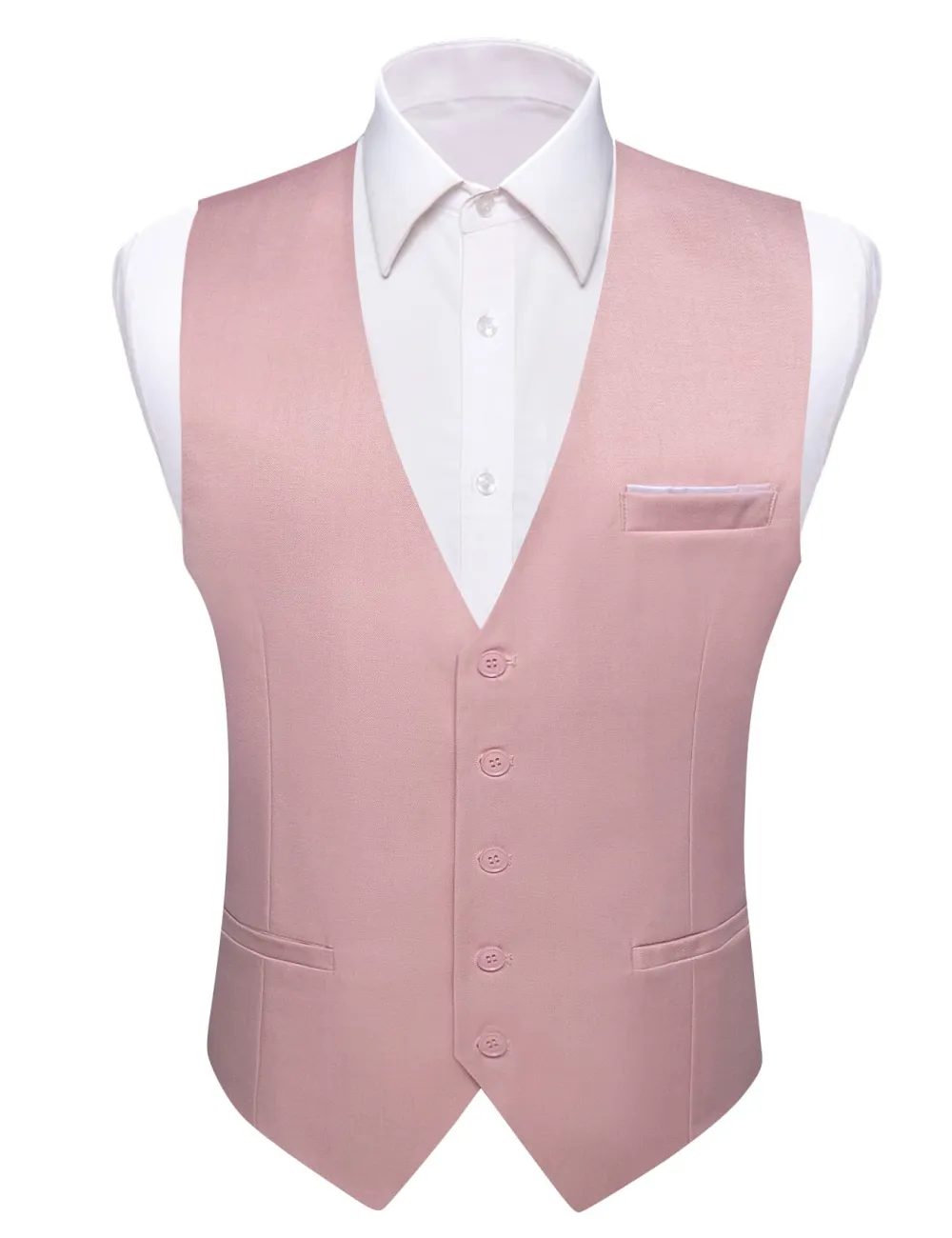 Refined Solid Formal Dress Vest