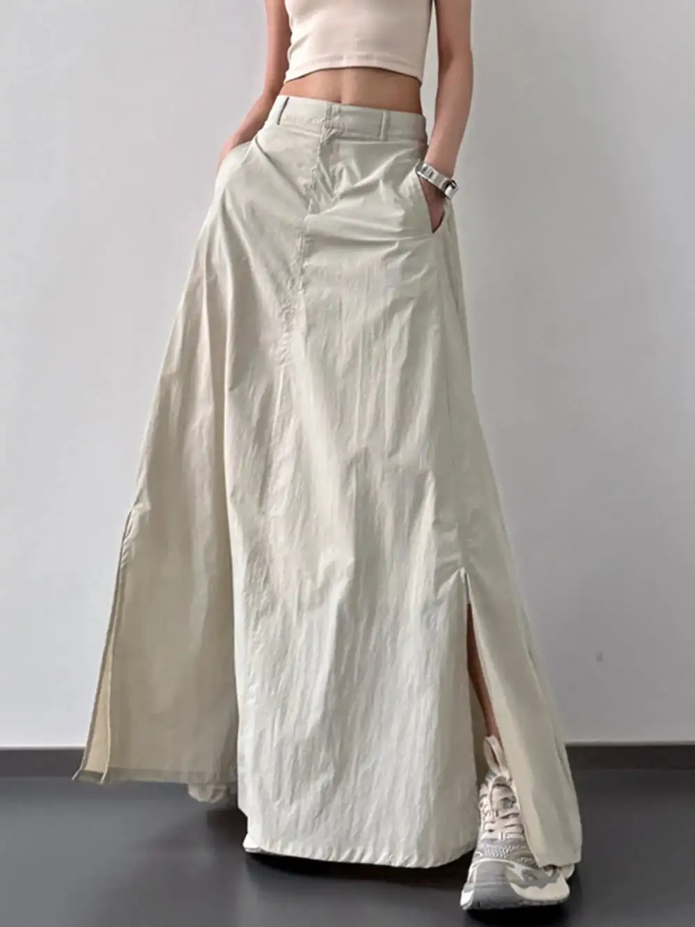 Smart Quiet Slit Skirt