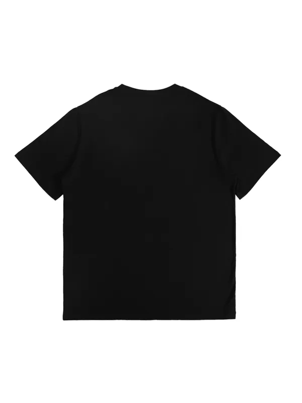 Multi Cat Silhouette Print T-Shirt