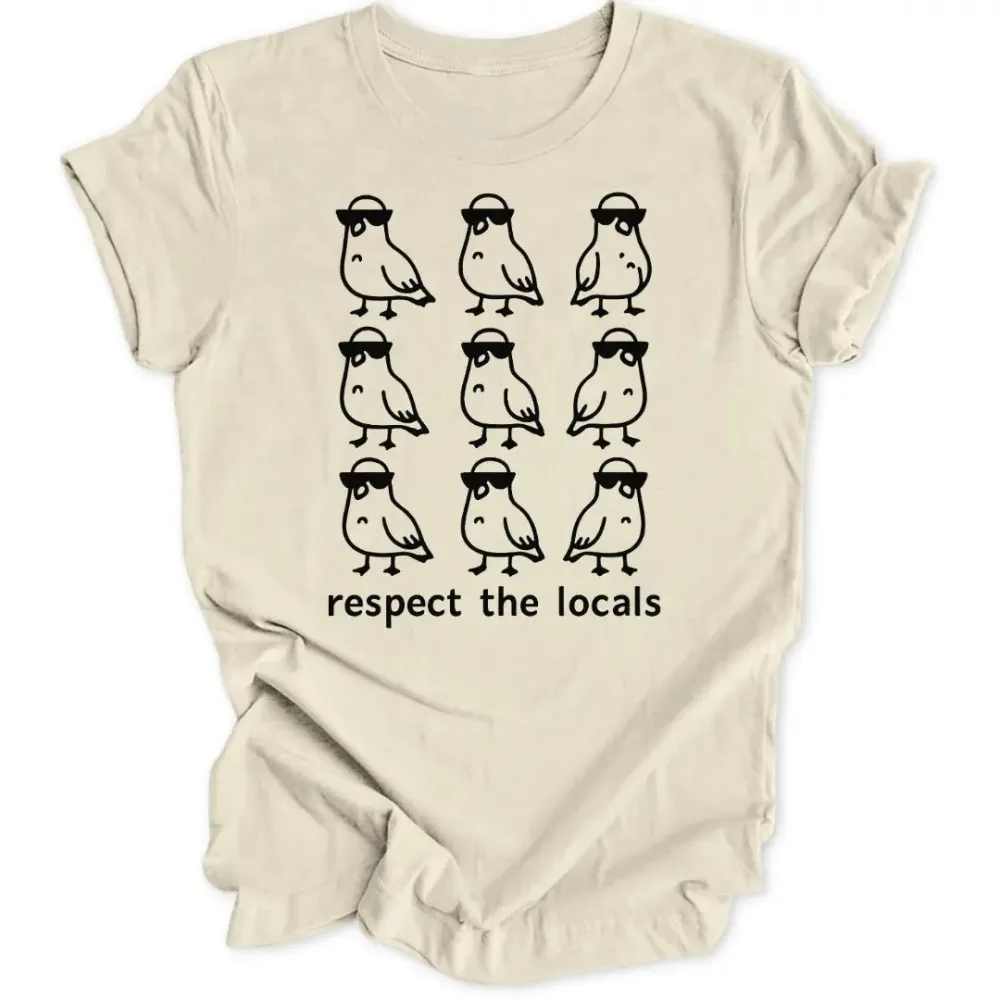 Respect Cool Pigeons Unisex T-Shirt