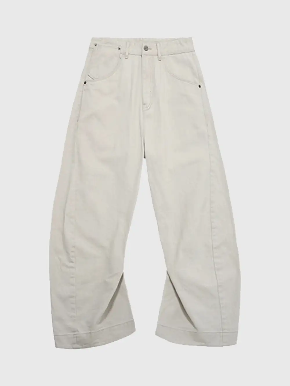 Modern Barrel-Leg Pants