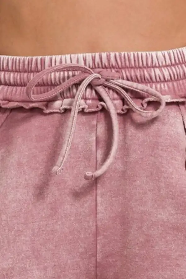 Easy Fit Drawstring Pocket Detail Shorts