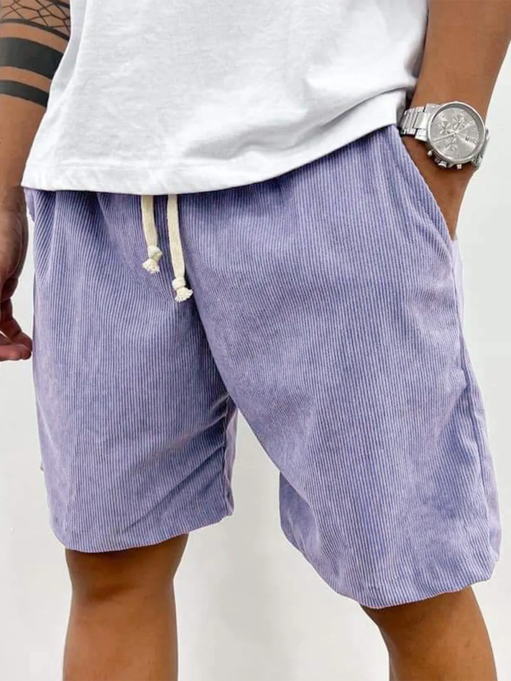 Corduroy Pull On Shorts