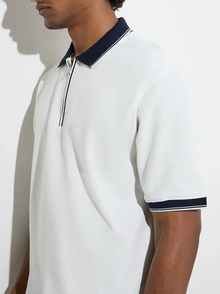 Casual Style Loose Polo T-Shirt