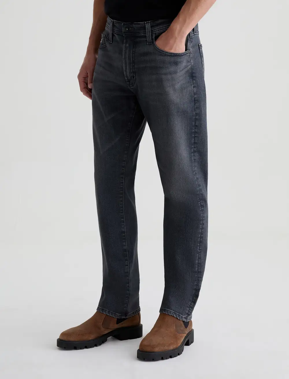Men's Slim Straight Zip Fly Power Stretch Jeans