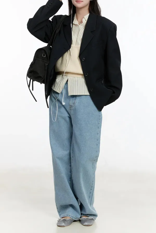 Straight-Fit Straight Jeans