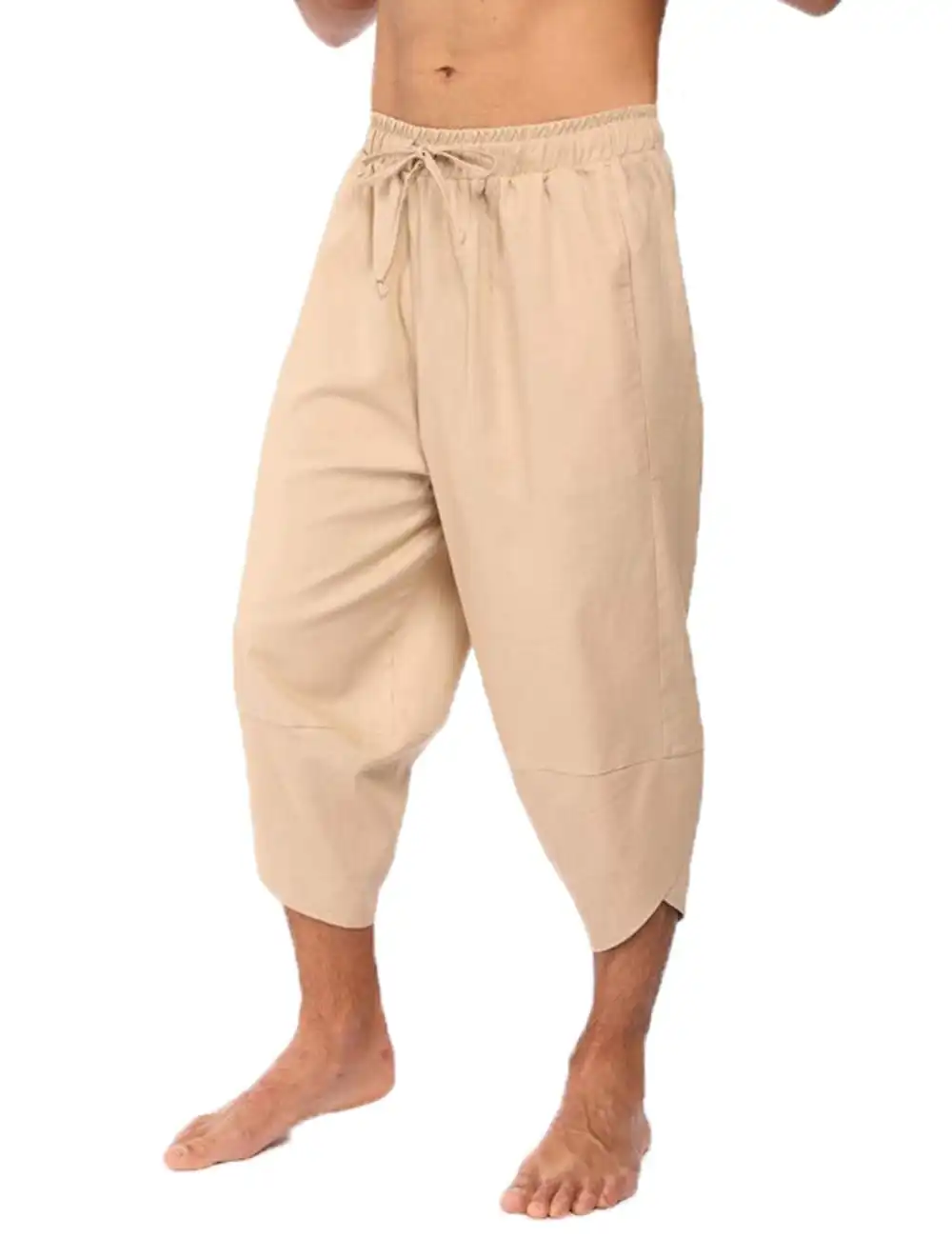 Linen Shorts Yoga Trousers