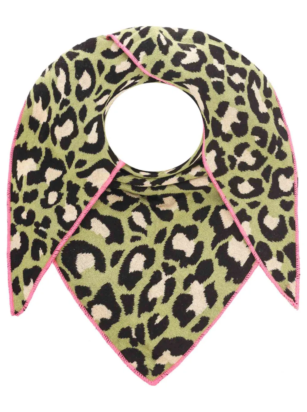 Cozy Cotton Wool Leopard Pattern Fashion Scarf