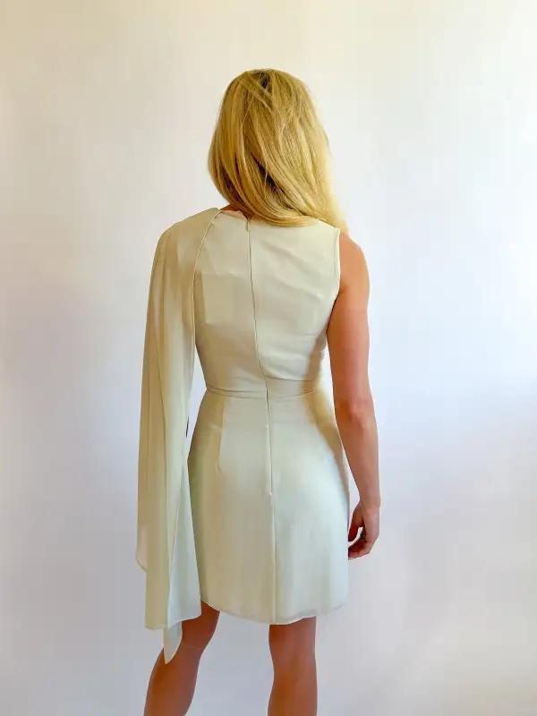 Layered Detail Mini Dress Panel