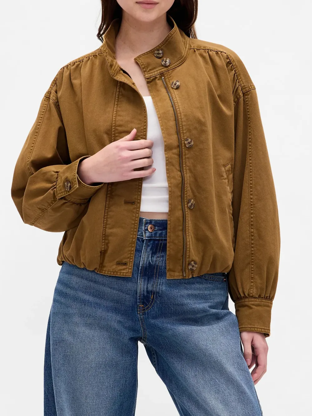 Button Cuff Jacket