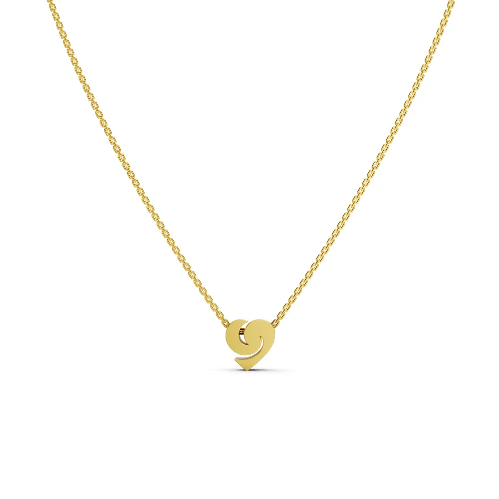 Heart Tornado Necklace