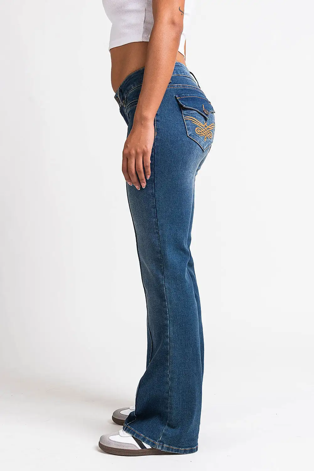 Easy Style Low Rise Bootcut Jeans