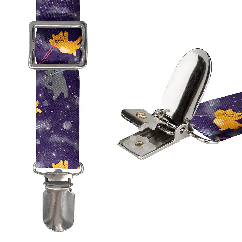 Laser Cats Theme Suspenders