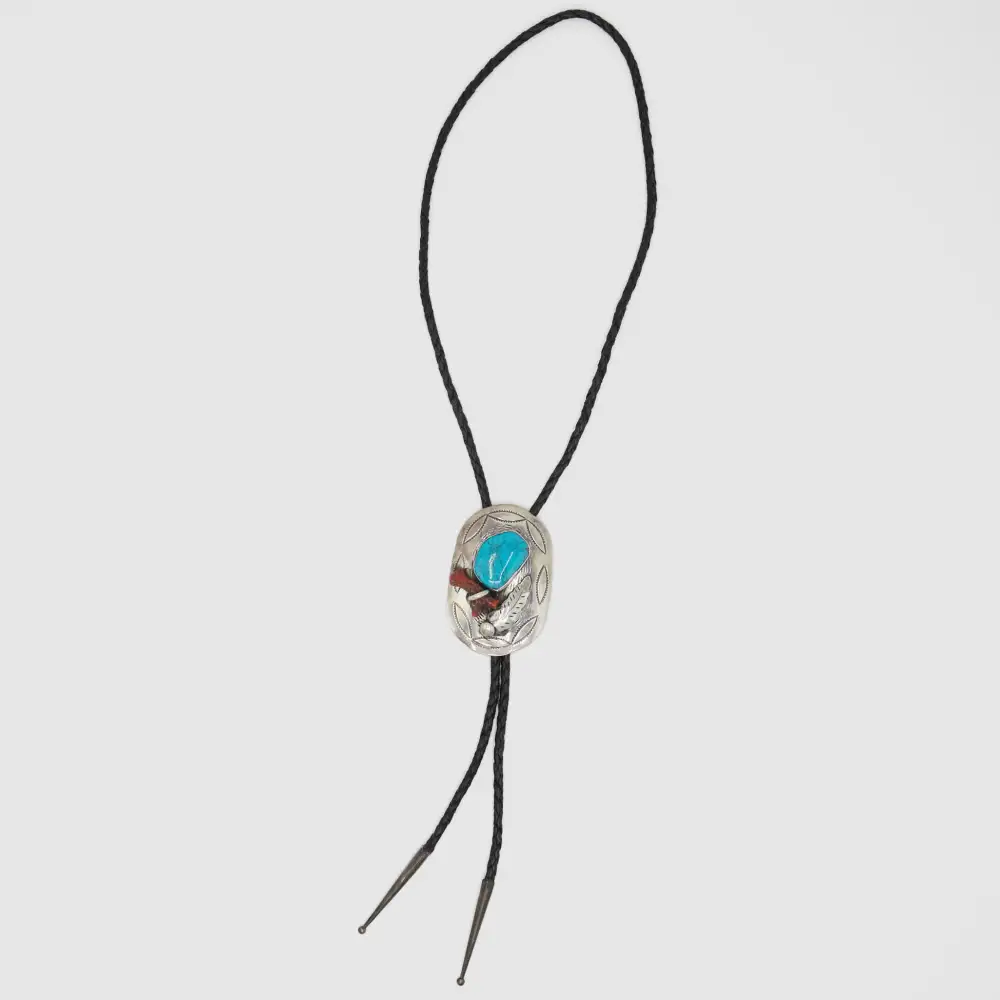 Stone Accent Bolo Tie