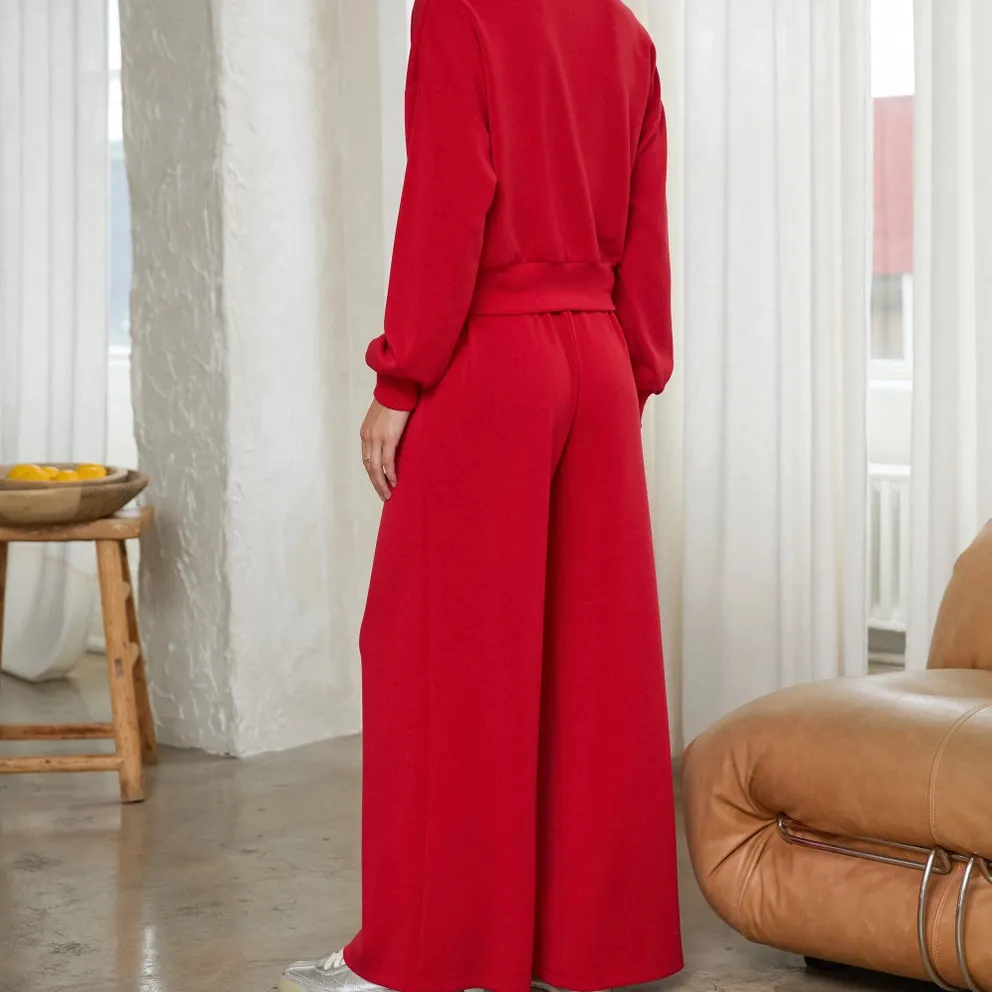 Modal Zip Front Top Sets
