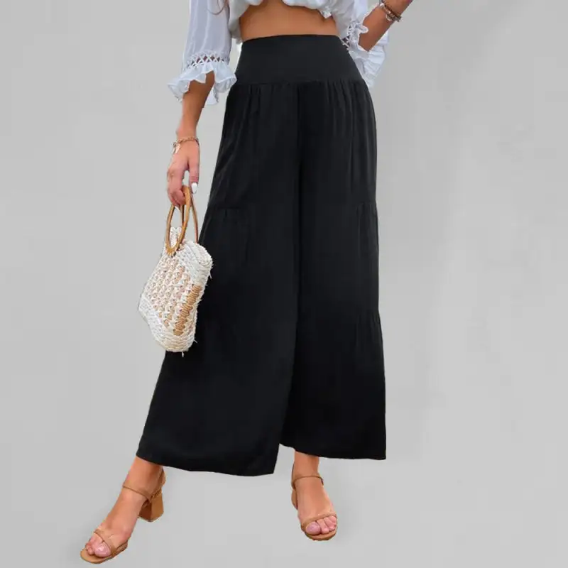Wide Leg Linen High Waist Loose Pants