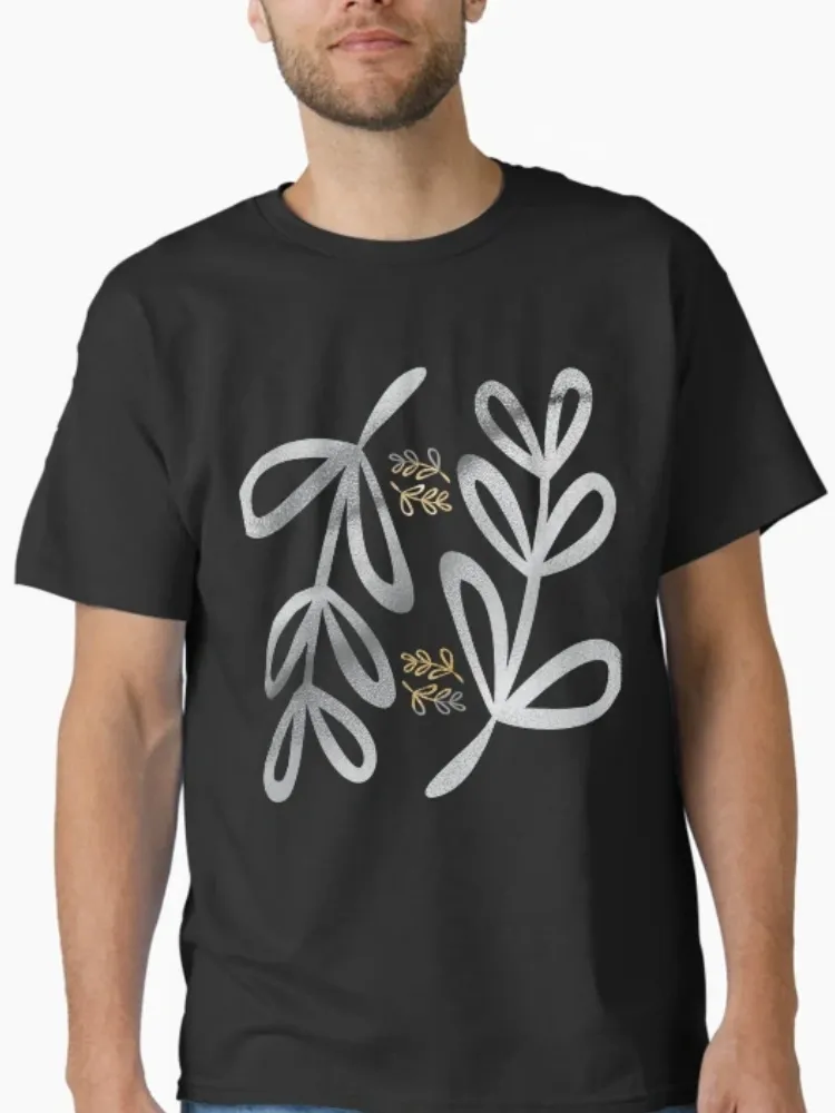 Women's Graphic Floral Print Crew Neck Short-Sleeve T-Shirt